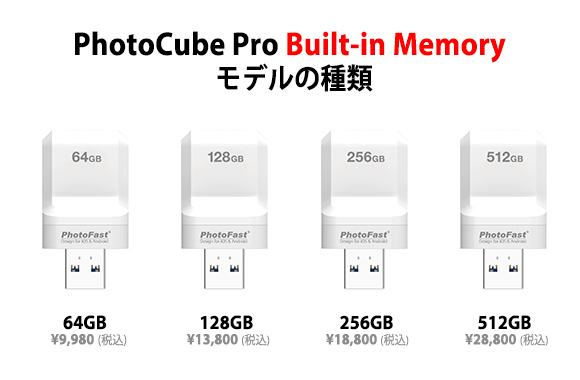 PhotoCube Pro Built-in Memory Elise Japan