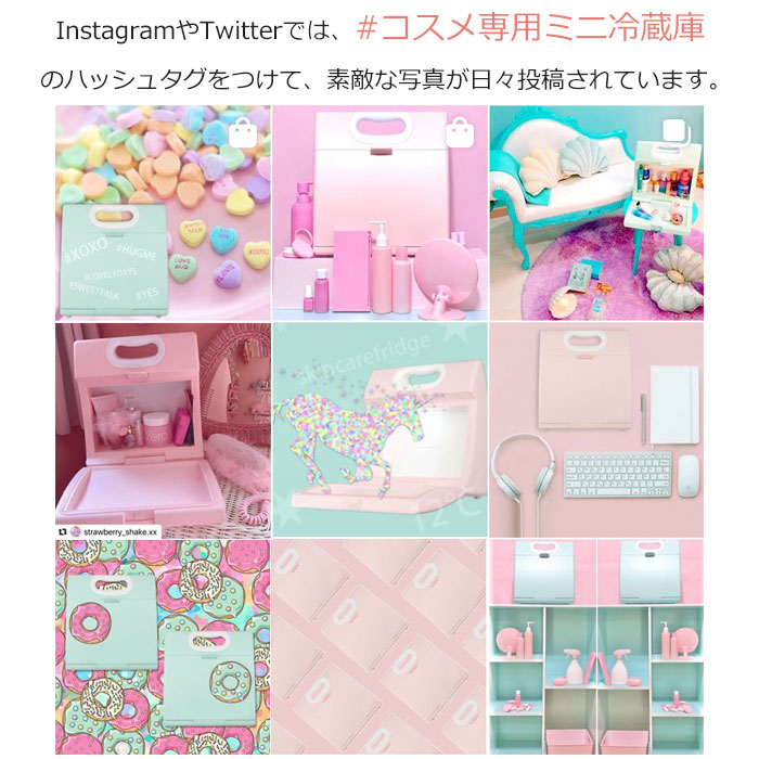 コスメ 専用 ミニ 冷蔵庫 化粧品 保冷庫 skincare mini fridge COOLTAI クータイ インスタグラム Instagram ツイッター Twitter